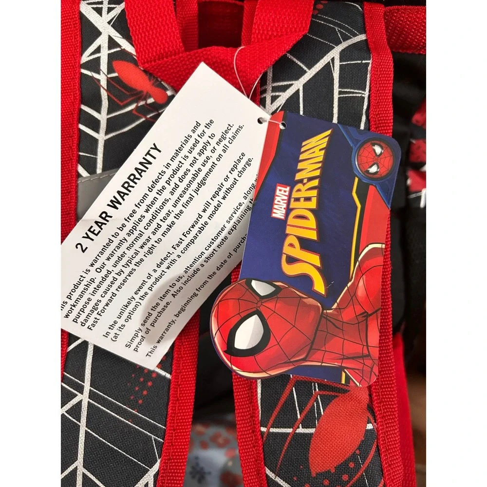 Marvel Spider-Man Backpack‎ Gold Star Collection Reflective Tech Sleeve SPCF54-T